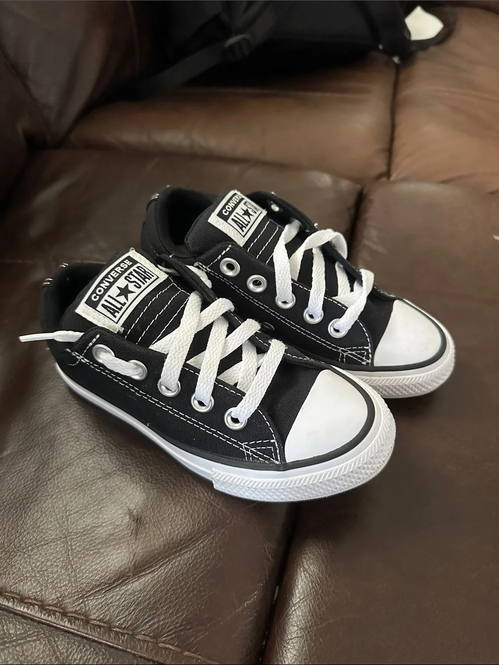 Converse Black & White Low Top Sneakers
